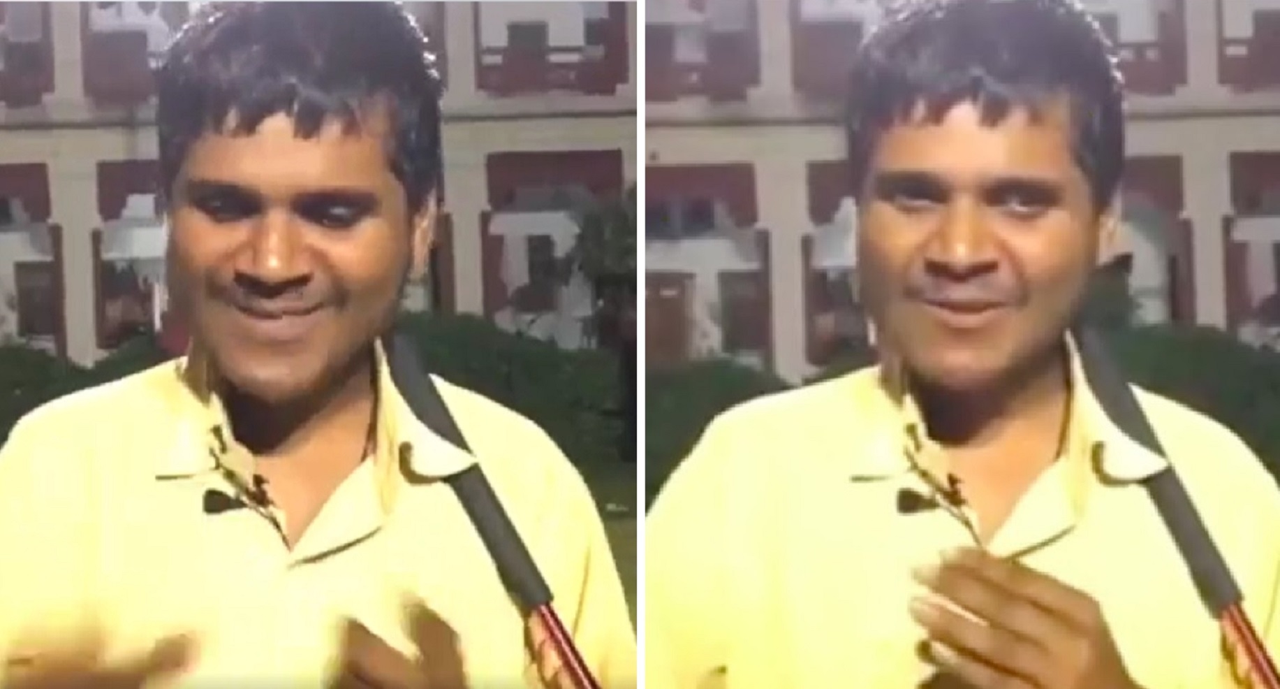 Watch: Visually impaired student of Banaras Hindu University sings famous songs in Sanskrit [Video]