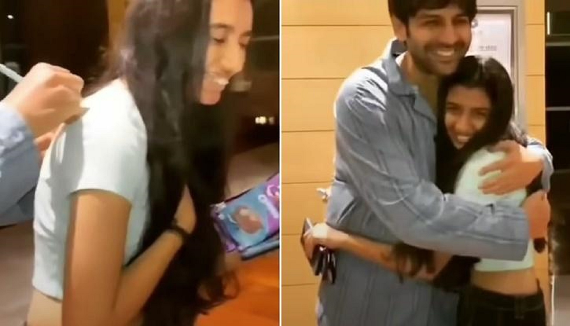 Kartik Aryan Receives Love From Fans in Gujarat, Female Fan Asks Him To Sign Her T-Shirt [Video]