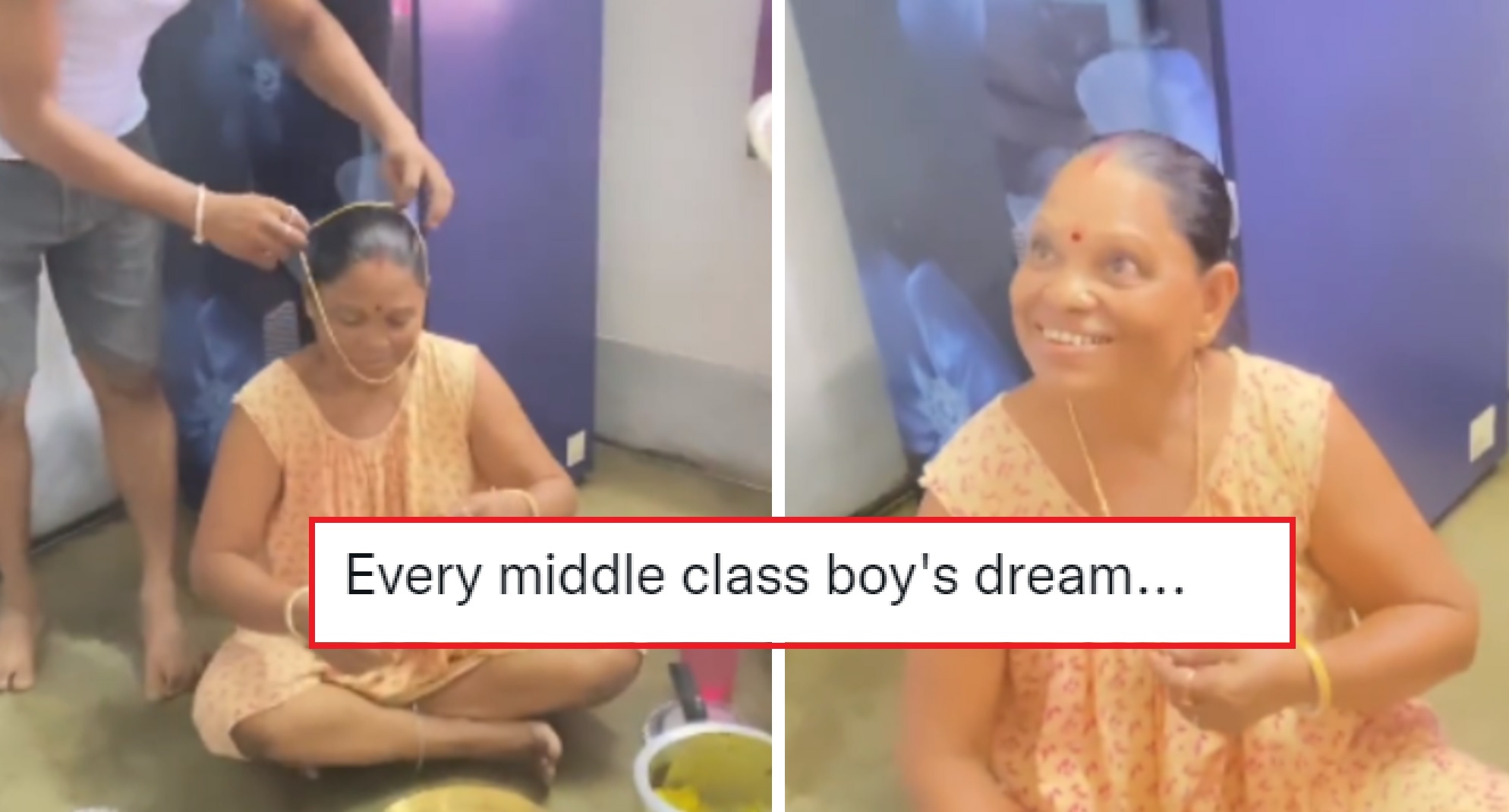 Heartwarming Video: Man Surprises His Mom With A Gold Chain, Her Priceless Reaction Goes Viral