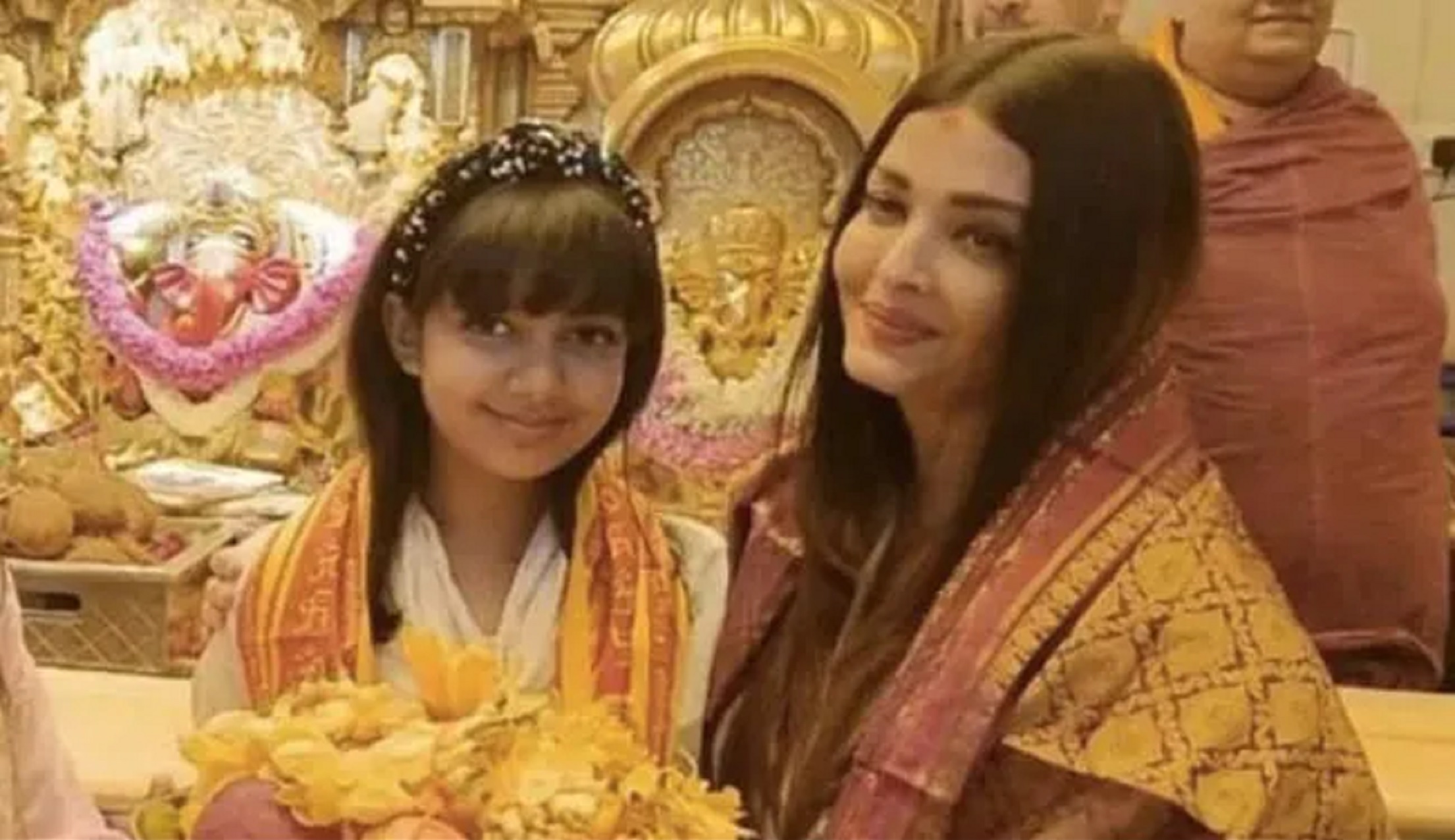 Aishwarya Rai Celebrates Her 49th Birthday By Visiting Siddhivinayak Temple With Daughter Aaradhya