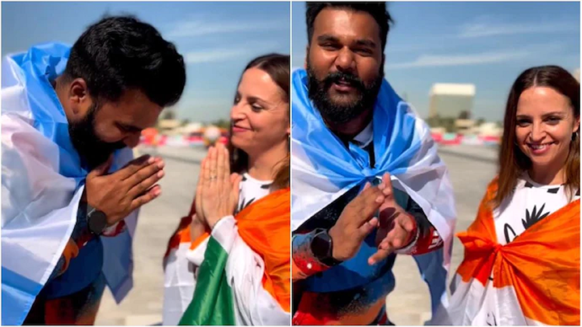 Watch : This Woman From Argentina Wears India’s Tricolor at FIFA World Cup, Calls It A Tribute