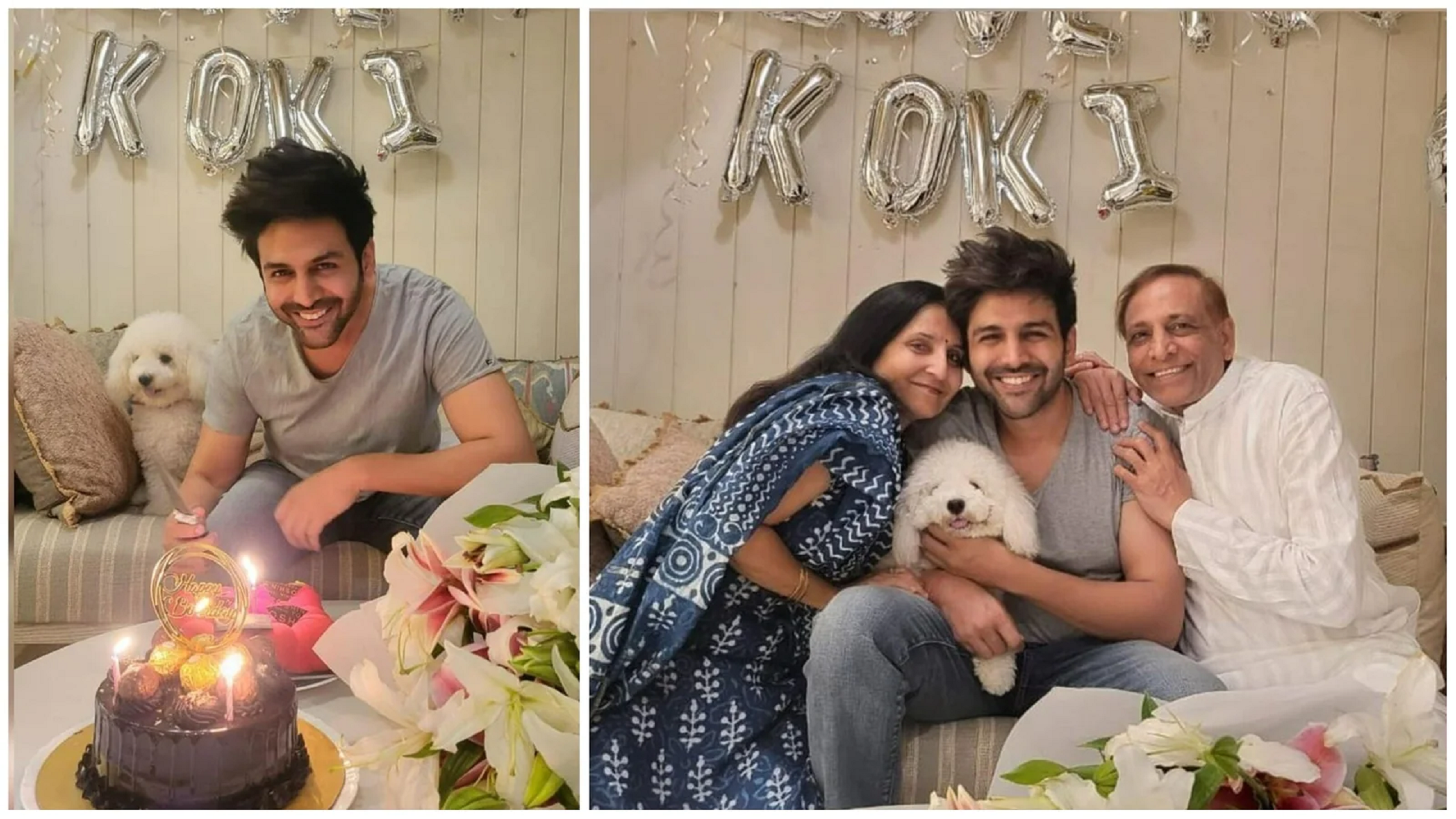 Kartik Aaryan Birthday ! The Actor Gets An Adorable Surprise From The Family, Kriti Sanon Reacts