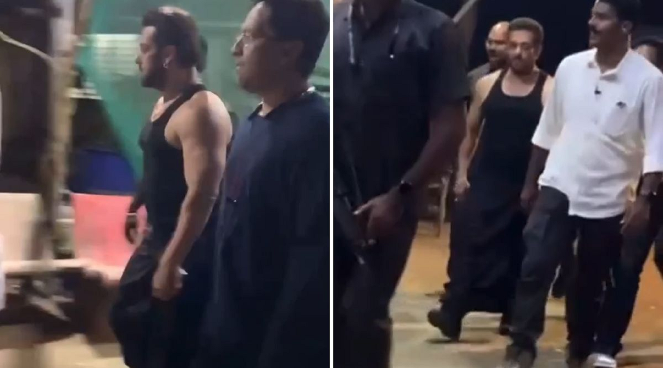 Watch : Salman Khan Spotted In Black Lungi And Matching Vest After ‘Kisi Ka Bhai Kisi Ki Jaan’ Shoot