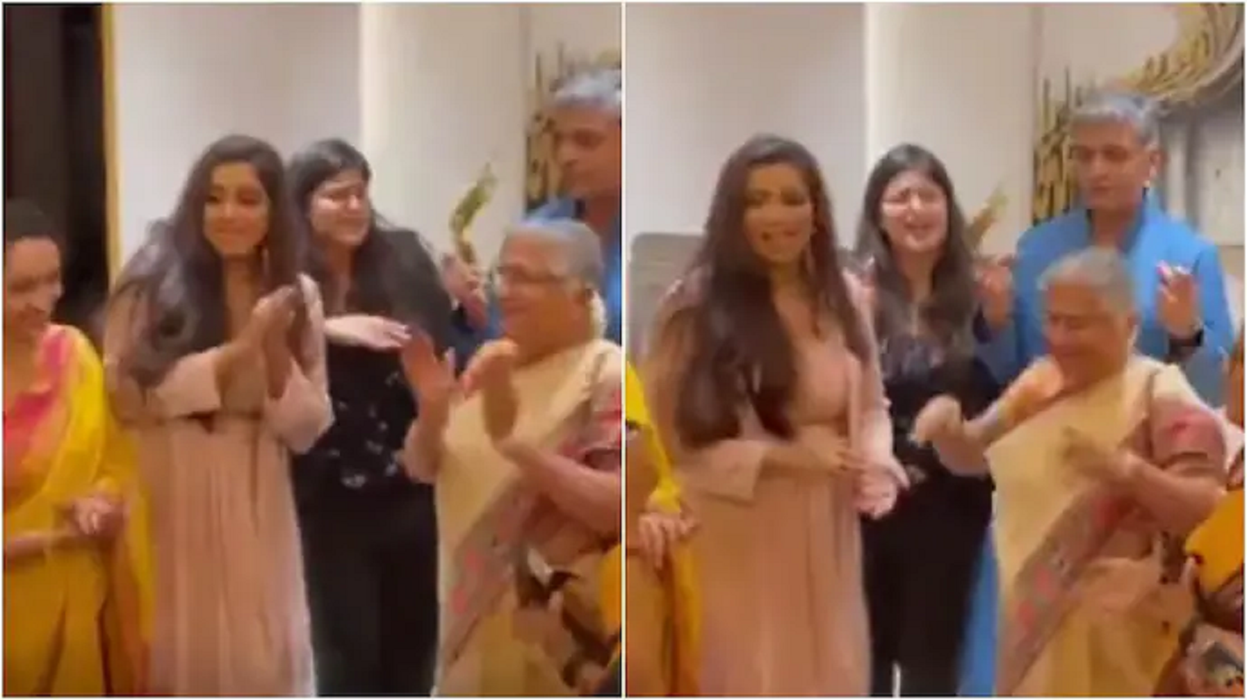Watch : Sudha Murty dances with Shreya Ghoshal on ‘Barso Re Megha’, the joyful moment wins hearts on internet