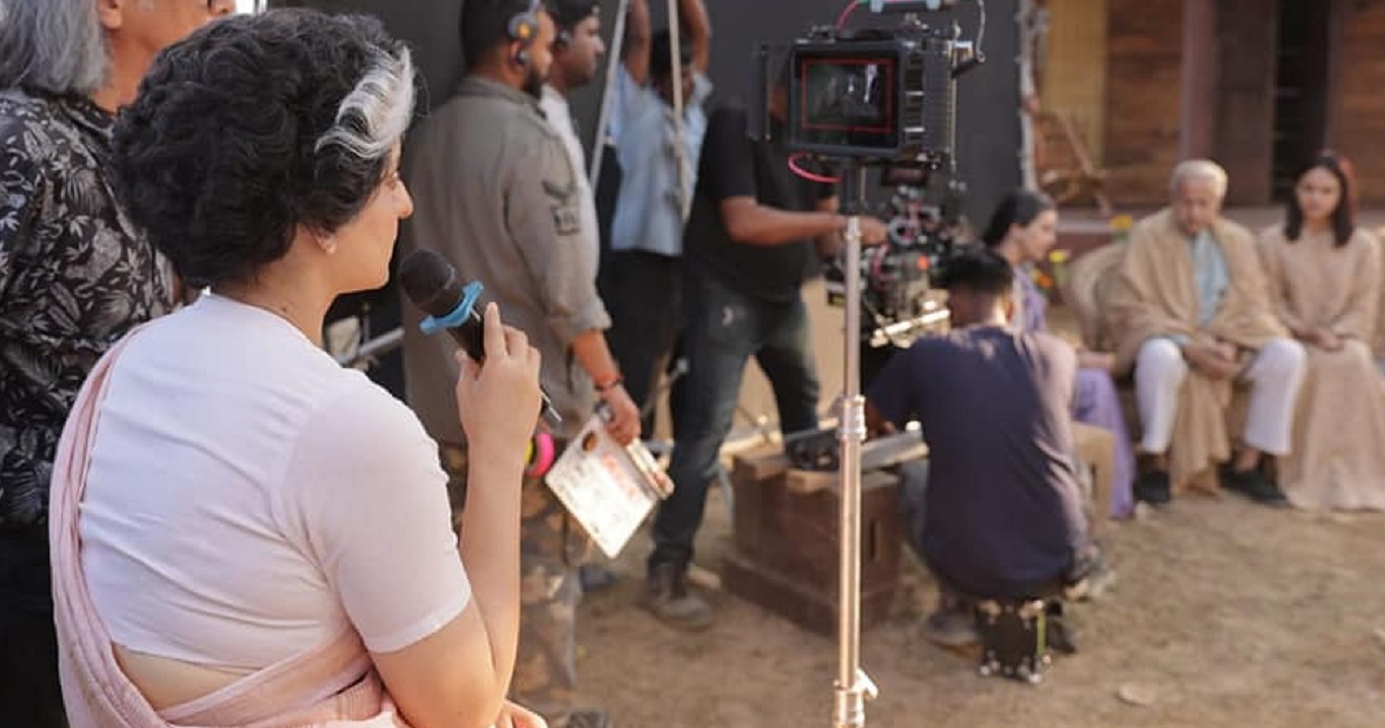 Kangana Ranaut Completes Shooting For Emergency: Shows Her Behind-The-Scenes Look As Indira Gandhi
