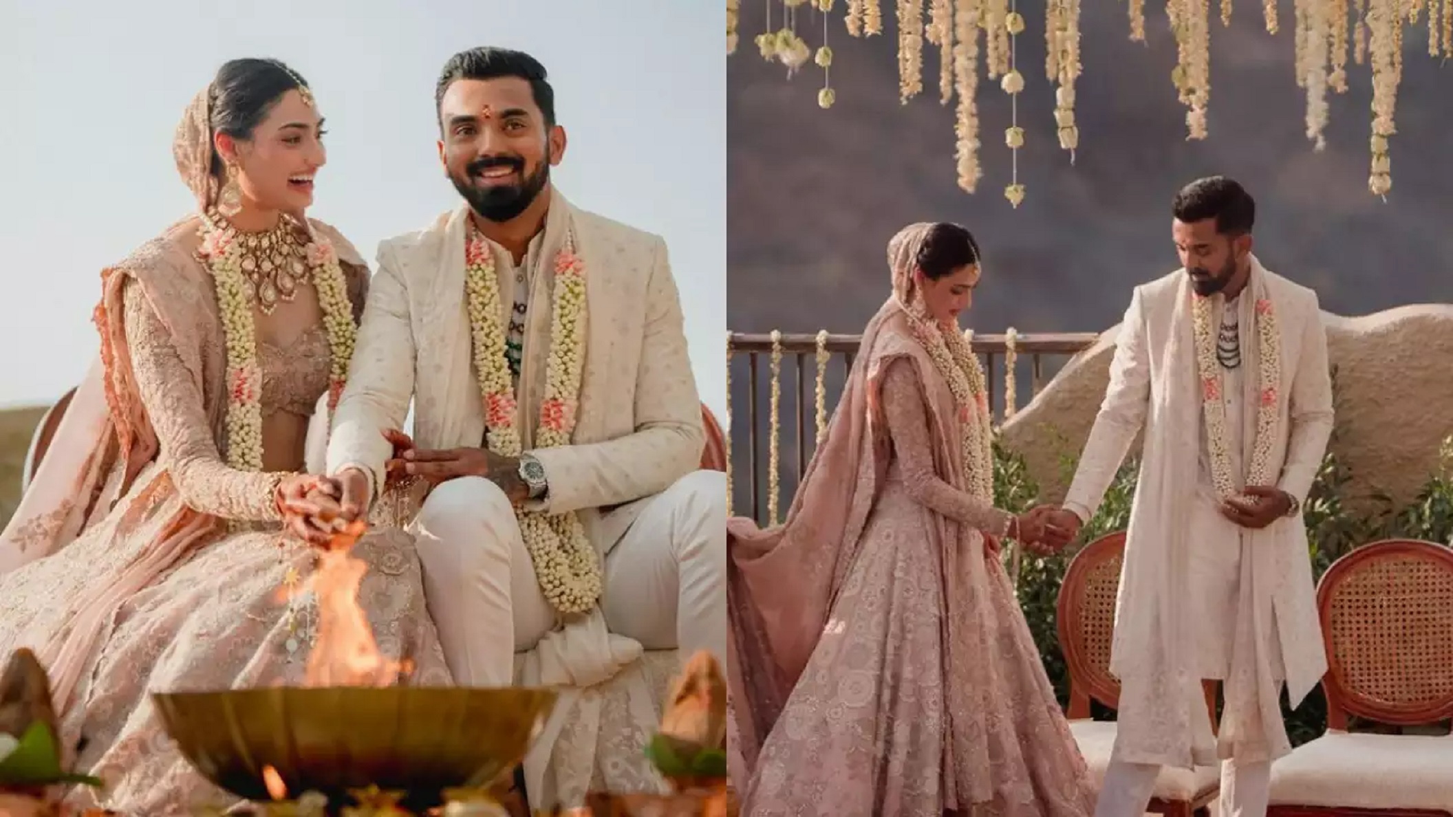 KL Rahul and Athiya Shetty share first pictures from the wedding, Virat Kohli and Kartik Aryan react