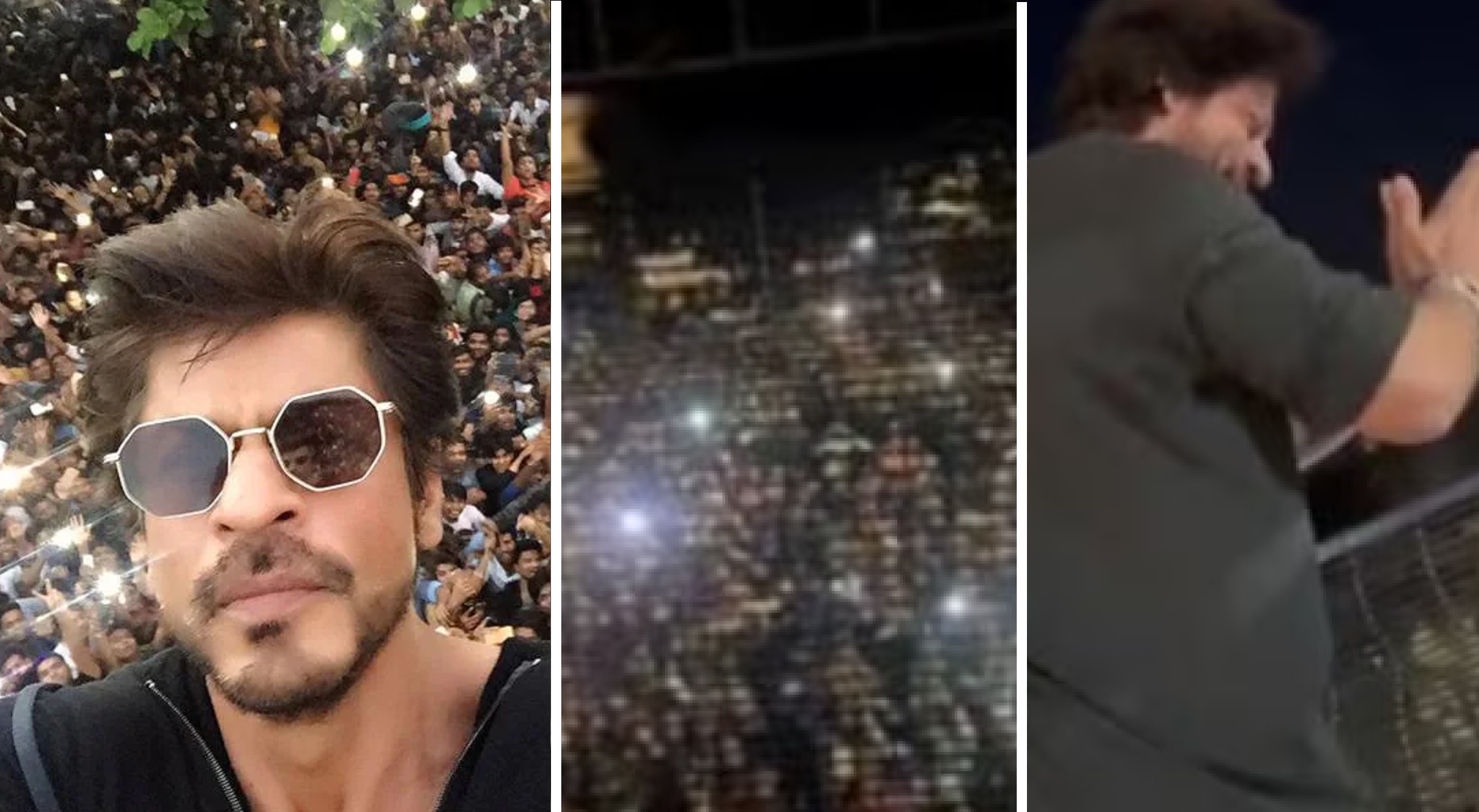 Shah Rukh Khan Surprises Fans By Greeting Them From Mannat’s Balcony Before Pathaan’s Release