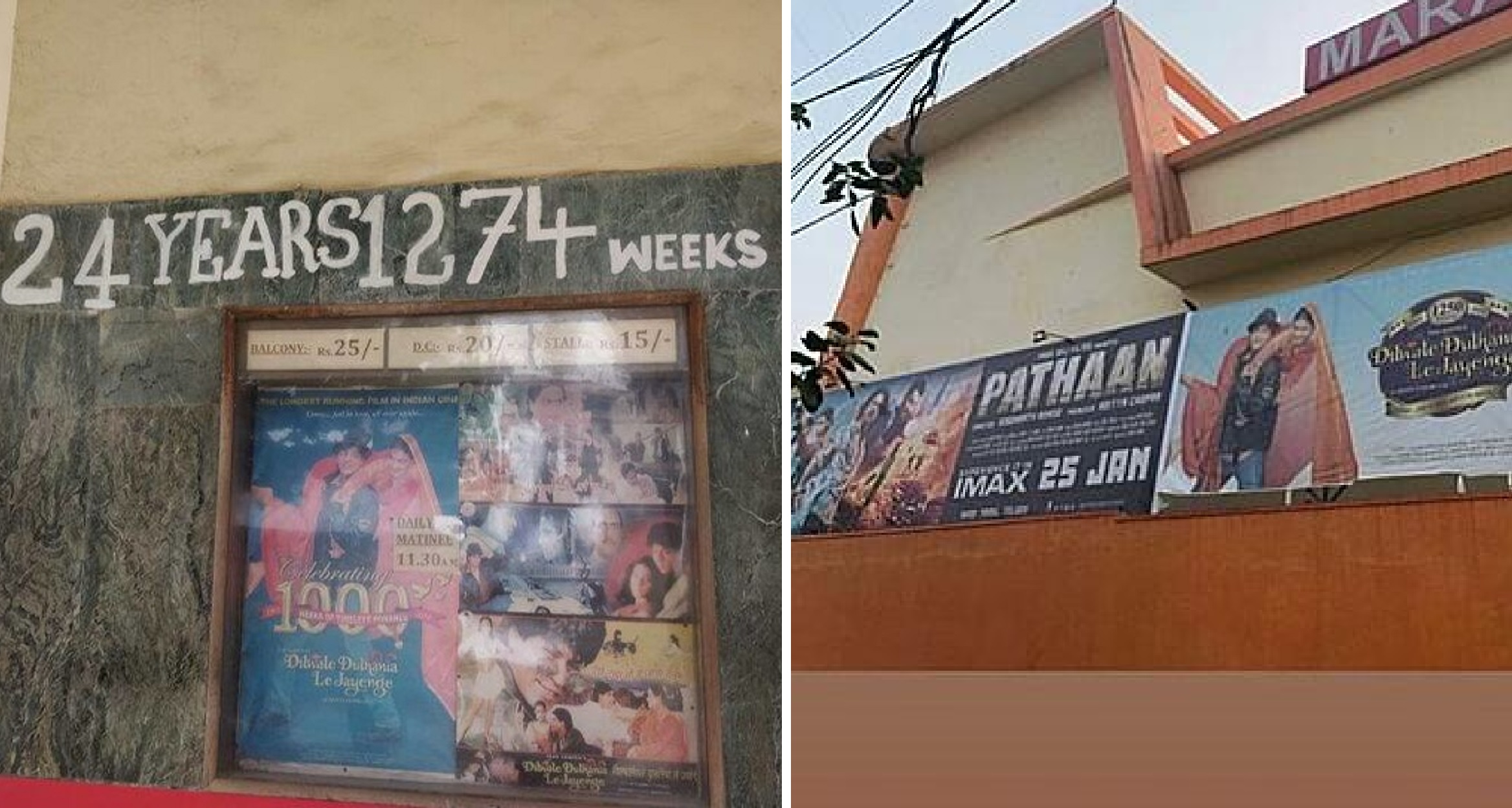 Mumbai: Maratha Mandir Screens Pathaan And DDLJ At The Same Time