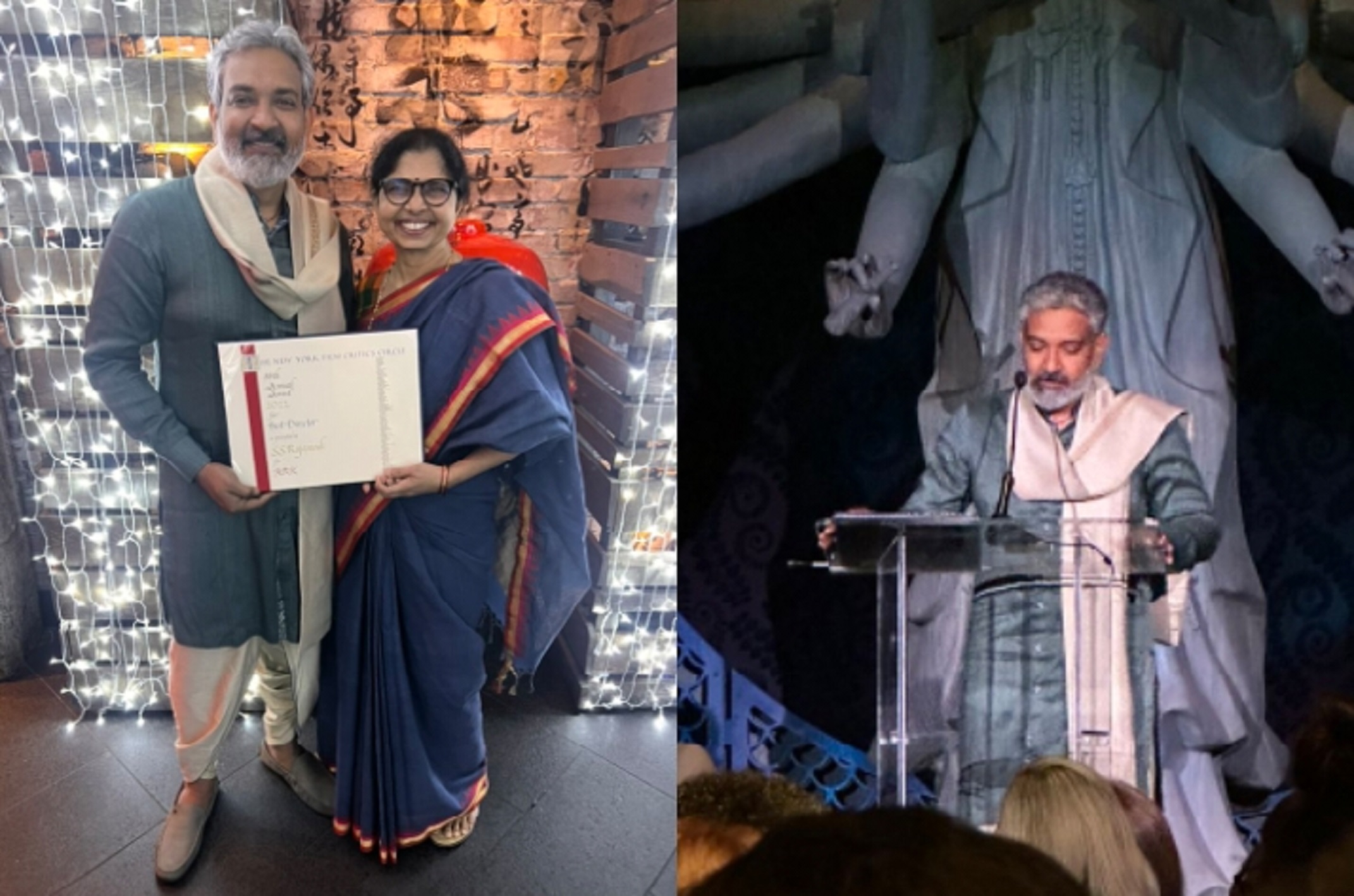 Watch : SS Rajamouli’s speech at NYFCC wins hearts, gets standing ovation from the audience