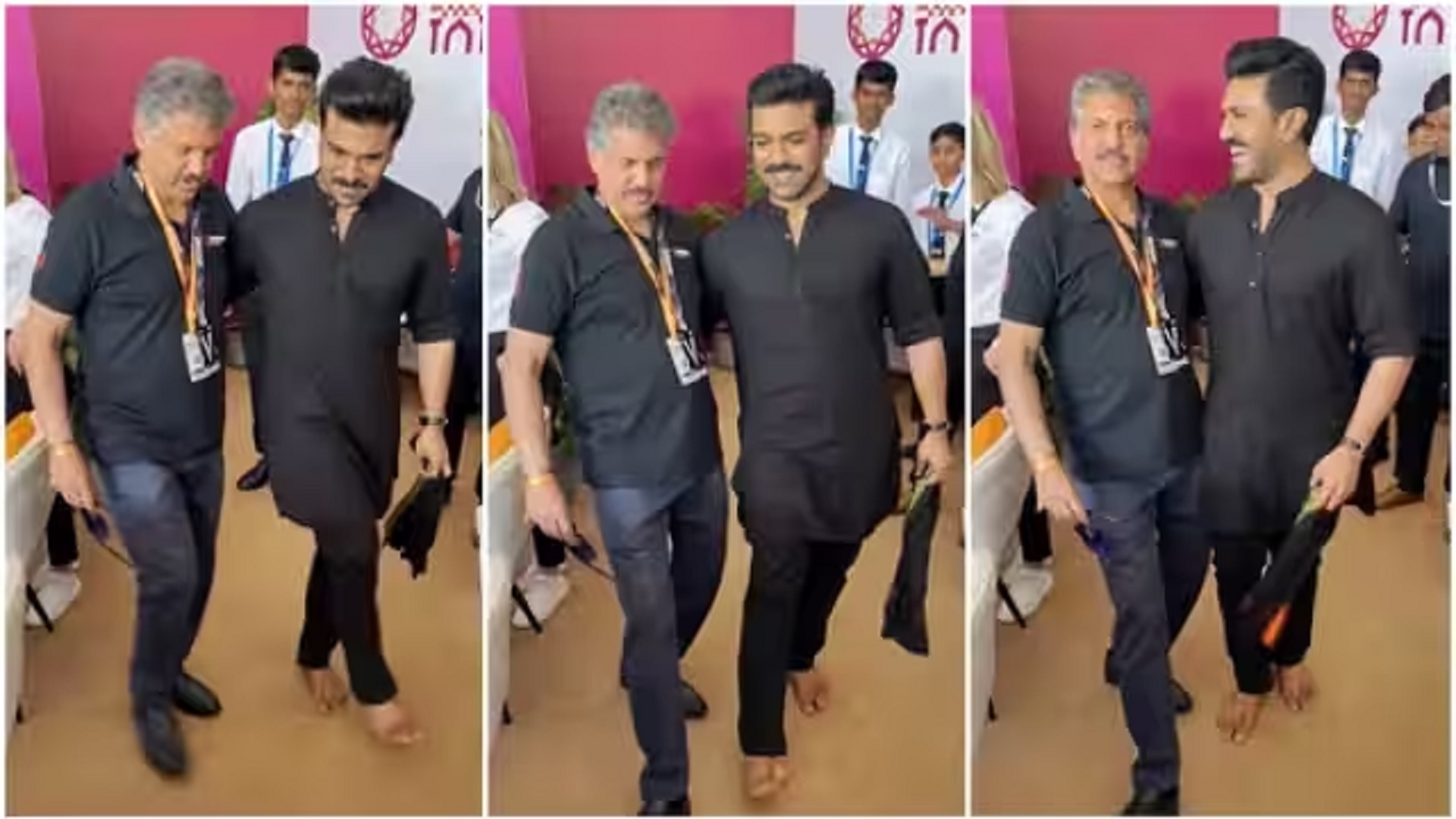 Anand Mahindra Dances With Ram Charan & Learns Famous ‘Naatu Naatu’ Step From The Actor [Video]