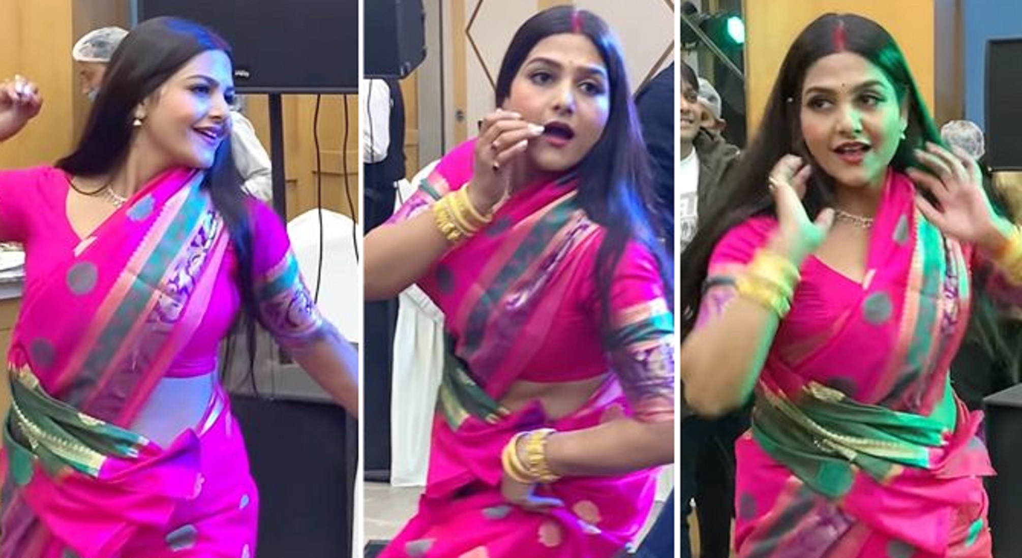 Watch : Desi Bhabhi Dances On Govinda Song In Saree, Sets The Internet On Fire With Her Moves