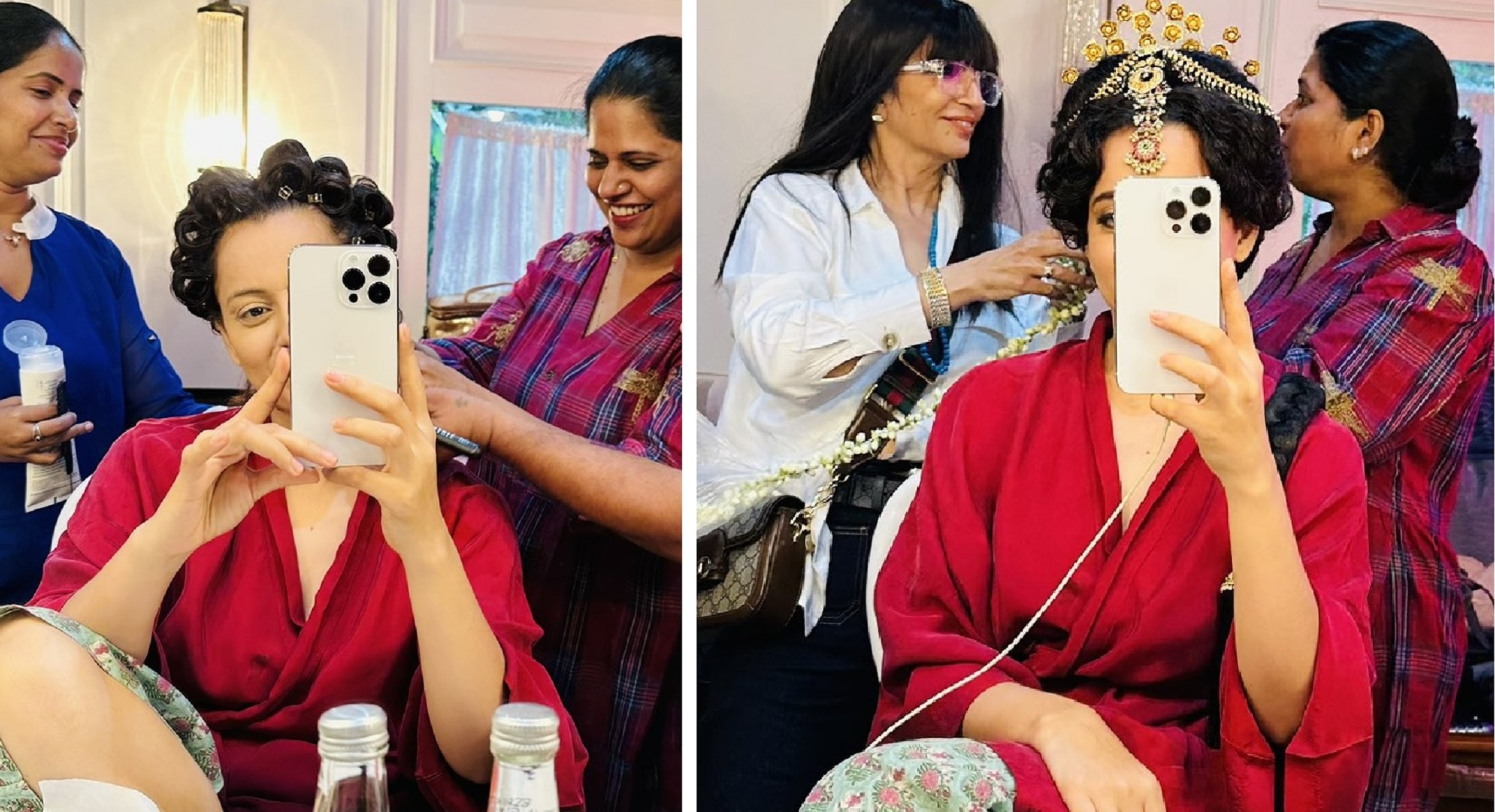 Kangana Ranaut Teases Fans With Her Glam Look From Upcoming Film ‘Chandramukhi 2’
