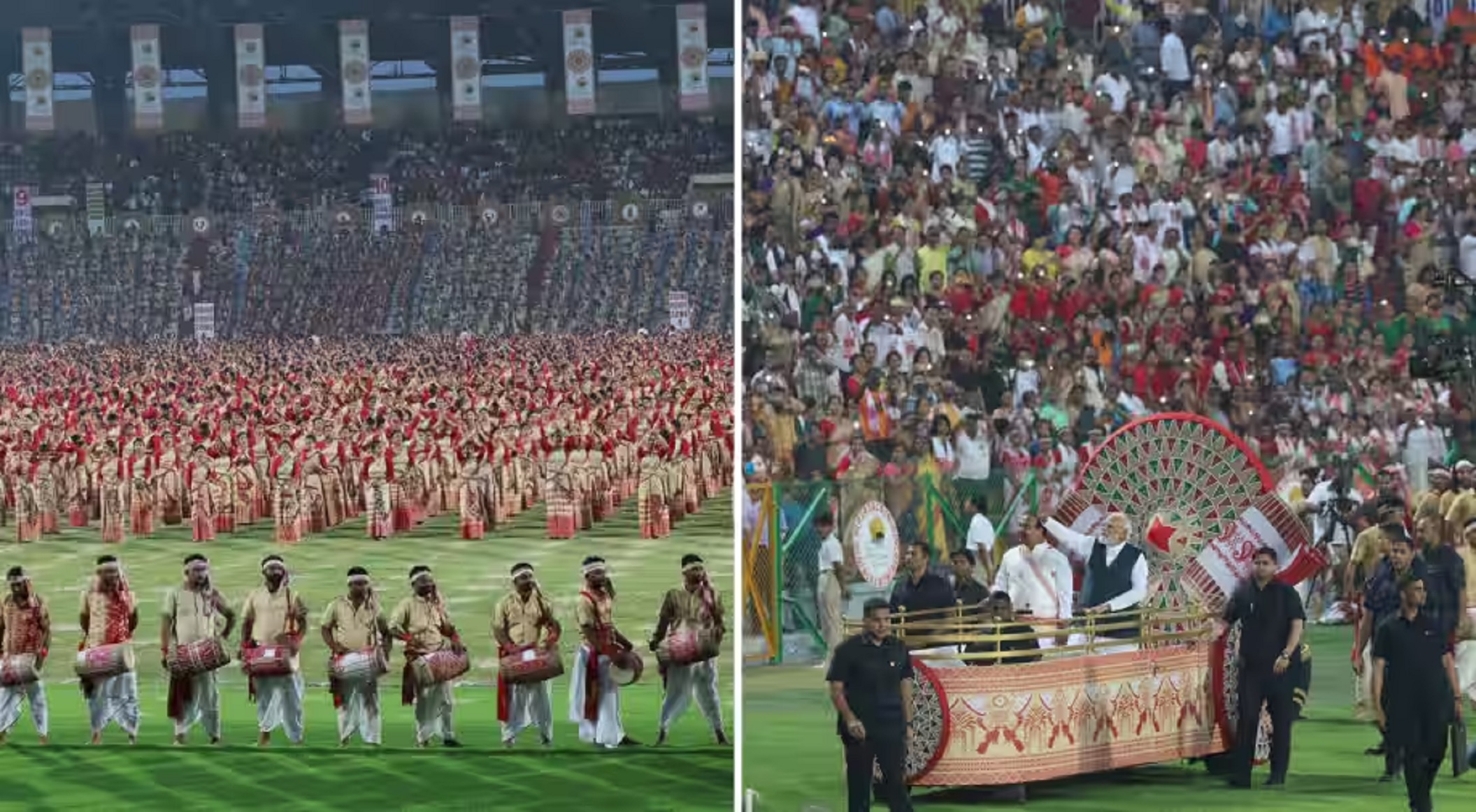 Assam Created A World Record With 11,304 Dancers Performing Bihu Dance At A Single Venue